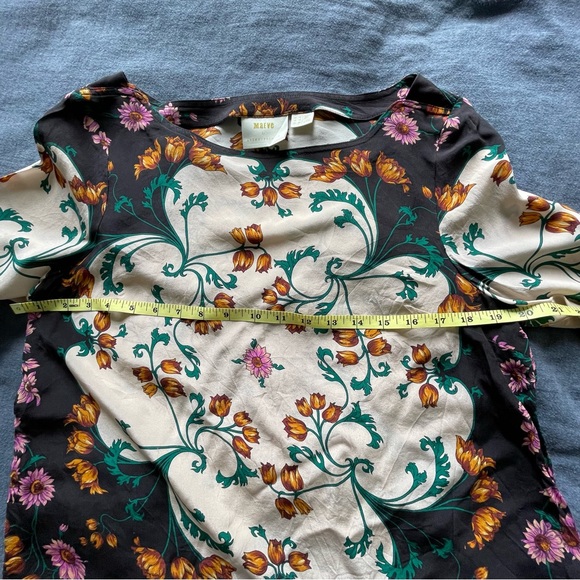 Maeve 100% silk floral top - Picture 6 of 10